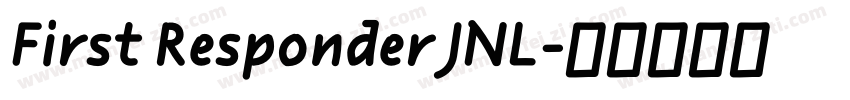 First Responder JNL字体转换
